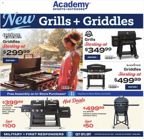 Sports offers in Saint Peters MO | Academy Outdoor Ad in Academy | 5/9/2022 - 5/22/2022