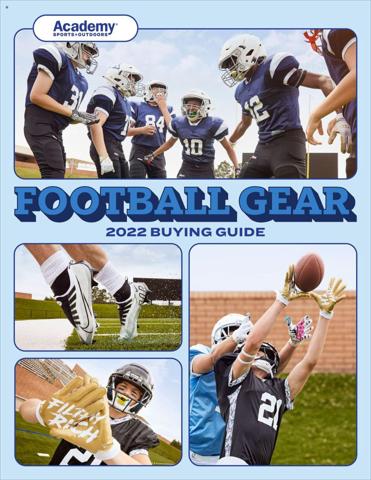 Academy catalogue in Huntsville TX | Academy Football Gear Guide | 7/5/2022 - 8/21/2022