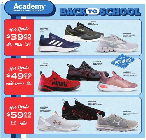 Sports offers in Lenexa KS | Academy Active Ad in Academy | 8/15/2022 - 8/28/2022
