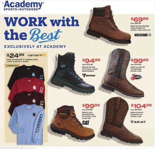 Sports offers in Charlotte NC | Academy Outdoor Ad in Academy | 10/3/2022 - 10/23/2022