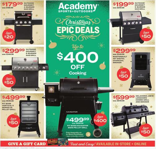 Sports offers in Duluth GA | Academy Outdoor Ad in Academy | 11/27/2022 - 12/11/2022