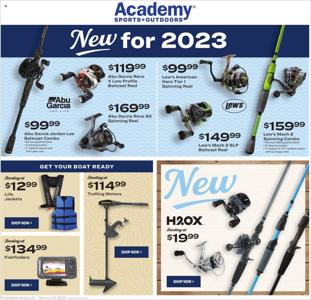Academy catalogue in Longview TX | Academy Outdoor Ad | 1/30/2023 - 2/26/2023