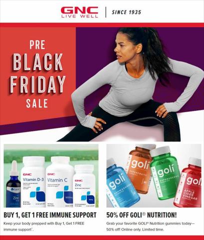 Offer on page 8 of the GNC Weekly ad catalog of GNC