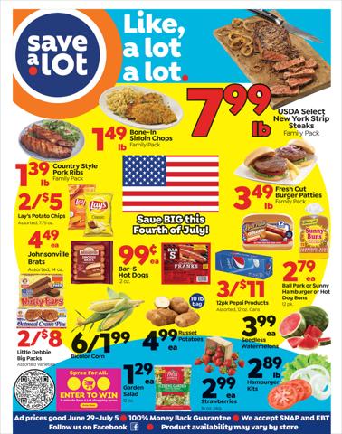 Save a Lot catalogue in Martin KY | Save a Lot weekly ad | 6/29/2022 - 7/5/2022