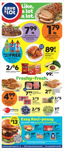 Save a Lot catalogue in Beech Grove IN | Save a Lot weekly ad | 8/10/2022 - 8/16/2022