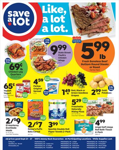 Grocery & Drug offers in Warrington PA | Save a Lot weekly ad in Save a Lot | 9/21/2022 - 9/27/2022