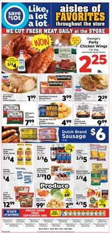 Save a Lot catalogue in Brooklyn OH | Save a Lot weekly ad | 9/21/2022 - 9/30/2022