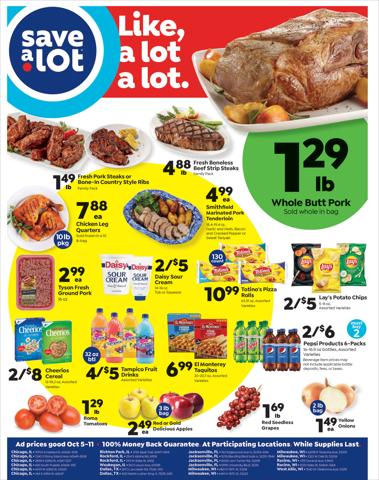 Grocery & Drug offers in Evanston IL | Save a Lot weekly ad in Save a Lot | 10/5/2022 - 10/11/2022