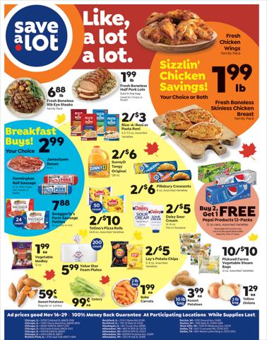 Grocery & Drug offers in Naperville IL | Save a Lot weekly ad in Save a Lot | 11/16/2022 - 11/29/2022