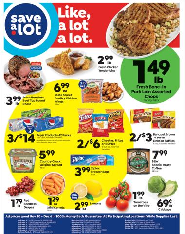 Grocery & Drug offers in Aurora IL | Save a Lot weekly ad in Save a Lot | 11/30/2022 - 12/6/2022