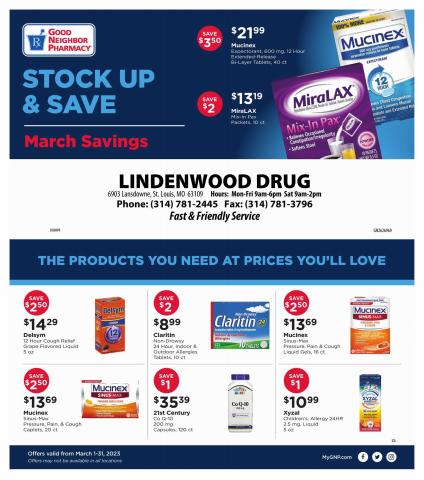 Good Neighbor Pharmacy catalogue in Saint Louis MO | Monthly Circular | 3/1/2023 - 3/31/2023