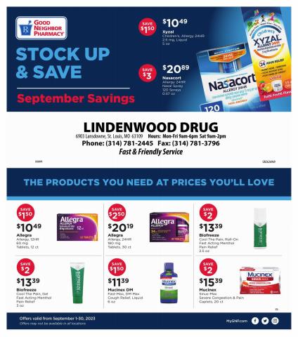 Good Neighbor Pharmacy catalogue in Saint Louis MO | Monthly Circular | 9/1/2023 - 9/30/2023