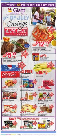 Giant Food catalogue in Fredericksburg VA | Weekly Ad | 7/3/2022 - 7/7/2022