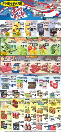 4th of July deals in the Fine Fare catalog ( Expires tomorrow)