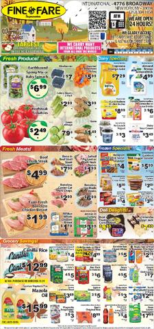 Offer on page 3 of the Fine Fare weekly ad catalog of Fine Fare