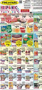 Offer on page 1 of the Fine Fare Weekly ad  catalog of Fine Fare