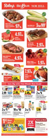 Grocery & Drug offers in Redding CA | Raley’s, Bel Air & Nob Hill Foods in Raley's | 8/10/2022 - 8/16/2022