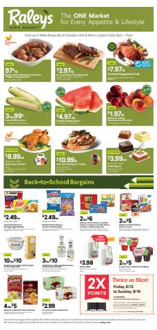 Grocery & Drug offers in Redding CA | Raley’s O-N-E Market in Raley's | 8/10/2022 - 8/16/2022