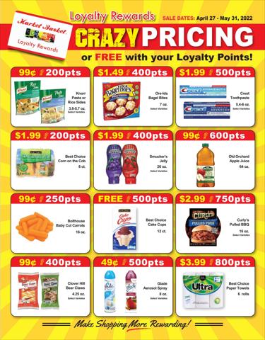 Market Basket catalogue | Crazy Pricing Market Basket | 5/18/2022 - 5/31/2022