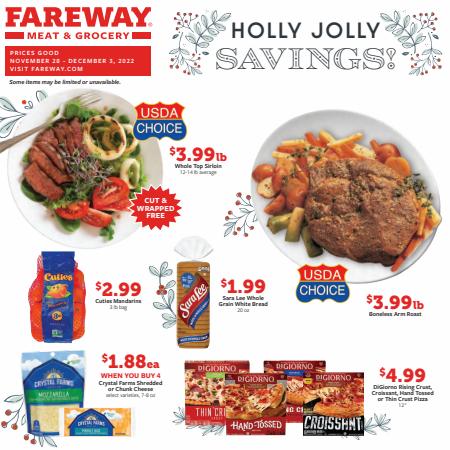 Fareway catalogue | Fareway weekly ad | 11/28/2022 - 12/3/2022