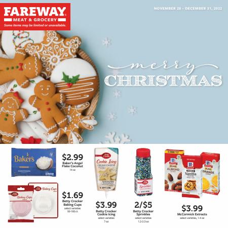 Fareway catalogue | Fareway monthly | 11/29/2022 - 12/31/2022