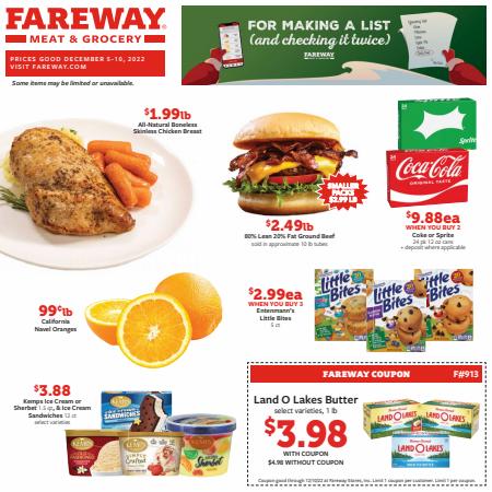 Fareway catalogue | Fareway weekly ad | 12/5/2022 - 12/10/2022