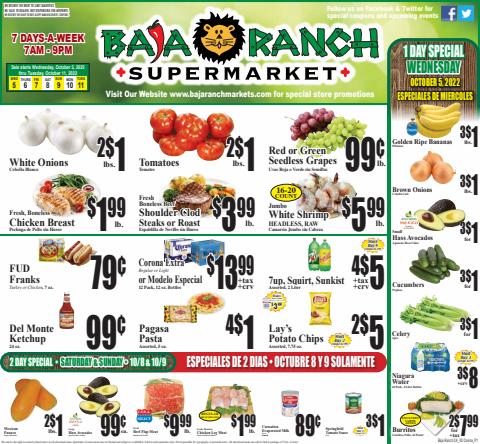 Baja Ranch catalogue | Baja Ranch weekly ad | 10/5/2022 - 10/11/2022