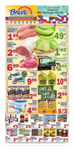 Bravo Supermarkets catalogue in Fort Lauderdale FL | Bravo Florida Weekly | 9/21/2023 - 9/27/2023