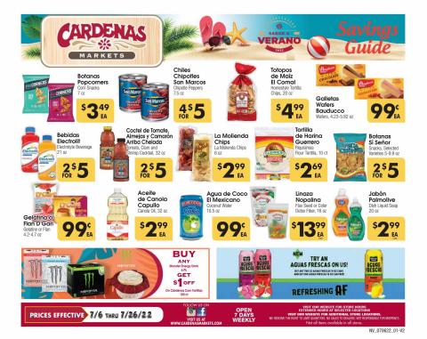 Grocery & Drug offers in Las Vegas NV | Weekly Ad in Cardenas | 7/6/2022 - 7/26/2022