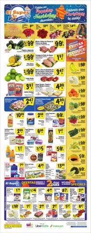 Grocery & Drug offers in Fountain Valley CA | El Super flyer in El Super | 12/7/2022 - 12/13/2022
