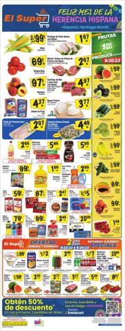 El Super catalogue in Huntington Park CA | Weekly Ads El Super | 9/20/2023 - 9/26/2023