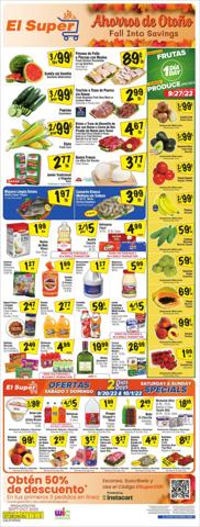 El Super catalogue in Anaheim CA | Weekly Ads El Super | 9/27/2023 - 10/3/2023