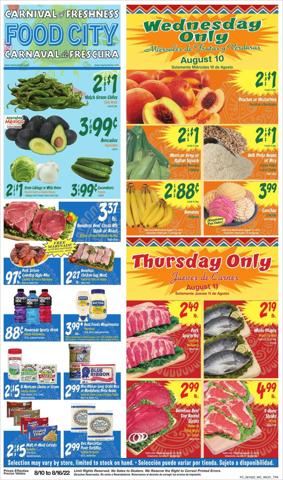 Grocery & Drug offers in Mesa AZ | Food City flyer in Food City | 8/10/2022 - 8/16/2022