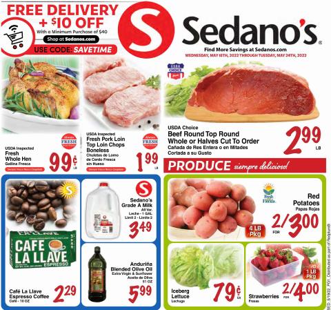 Sedano's catalogue | Weekly Ad | 5/19/2022 - 5/24/2022