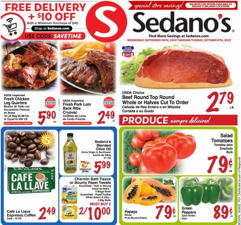 Sedano's catalogue in Orlando FL | Sedano's weekly ad | 9/28/2022 - 10/4/2022