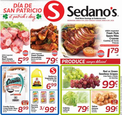Sedano's catalogue in Fort Lauderdale FL | Sedano's weekly ad | 3/15/2023 - 3/21/2023