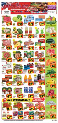 Supermercado El Rancho catalogue | Supermercado El Rancho Weekly ad | 5/25/2022 - 5/31/2022