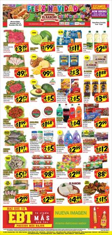 Grocery & Drug offers in Arlington TX | Supermercado El Rancho Weekly ad in Supermercado El Rancho | 11/23/2022 - 11/29/2022