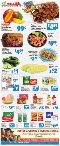 Vallarta Supermarkets catalogue in Porterville CA | Weekly Ad | 8/10/2022 - 8/16/2022