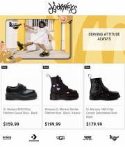 Clothing & Apparel offers in Greenwood IN | Dr Martens in Journeys | 3/23/2023 - 4/23/2023