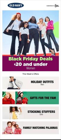 Old Navy catalogue in Toledo OH | Old Navy Weekly ad | 11/21/2022 - 11/28/2022