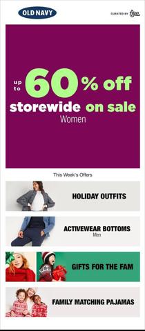Clothing & Apparel offers in Artesia CA | Old Navy Weekly ad in Old Navy | 12/5/2022 - 12/12/2022