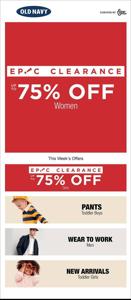 Clothing & Apparel offers in Cleveland OH | Old Navy Weekly ad in Old Navy | 1/23/2023 - 1/30/2023