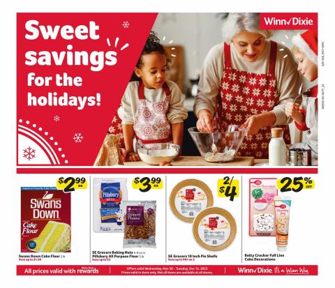 Winn Dixie catalogue in Carriere MS | In-Store Flyer | 11/30/2022 - 12/13/2022