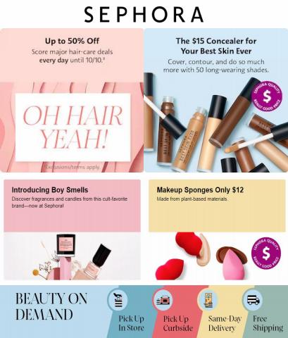 Beauty & Personal Care offers in Denton TX | Sephora - Offers in Sephora | 10/3/2022 - 10/18/2022