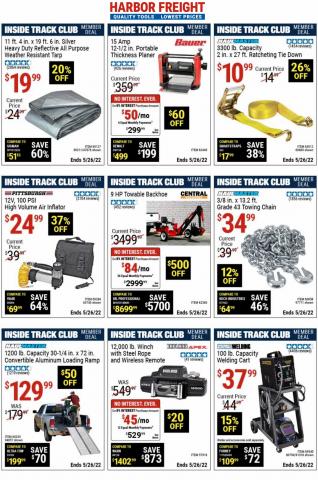 Tools & Hardware offers | Harbor Freight - Flyer in Harbor Freight Tools | 5/9/2022 - 5/26/2022