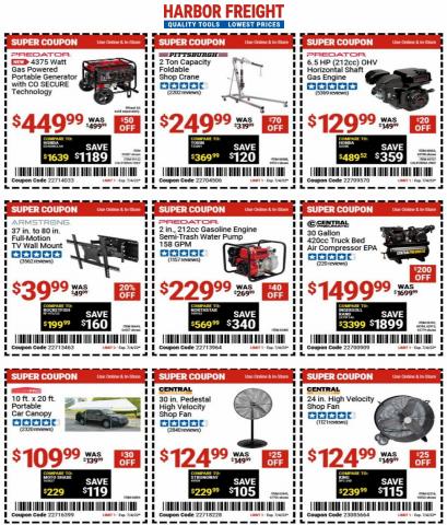 Tools & Hardware offers in Monterey Park CA | Harbor Freight - Offers in Harbor Freight Tools | 6/20/2022 - 7/4/2022