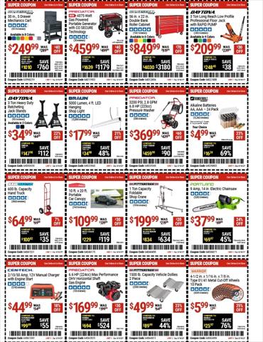 Tools & Hardware offers in Overland Park KS | Harbor Freight Tools Weekly ad in Harbor Freight Tools | 8/1/2022 - 8/18/2022
