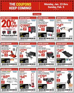 Harbor Freight Tools catalogue in Las Cruces NM | Harbor Freight Tools Weekly ad | 1/23/2023 - 2/5/2023