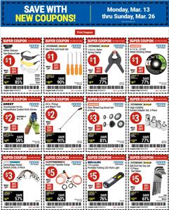 Tools & Hardware offers in Missouri City TX | Harbor Freight Tools Weekly ad in Harbor Freight Tools | 3/13/2023 - 3/26/2023